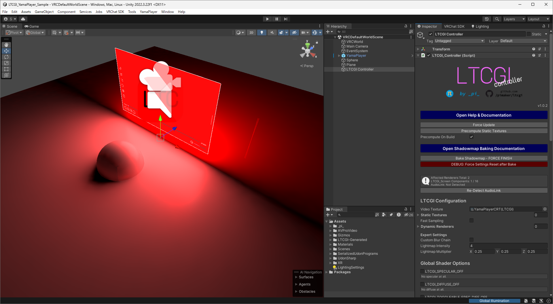 Unityのライトマップベイク中のプログレスバー画面